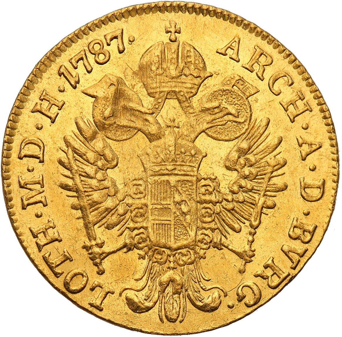 Austria. Józef II (1780-1790). Dukat 1787 A, Wiedeń